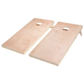 Cornhole Set, 4x2 ft Corn Hole Game Boards, Solid Wood Portable Toss Board, Indoor and Outdoor Cornhole Play for Adults