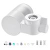 Faucet Mount Water Filter, Horizontal Water Purifier for Sink Tap, Carbon Fiber Filter, Removes Chlorine Lead with 3 Filters