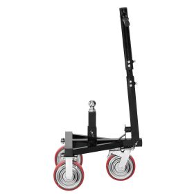 Trailer Dolly, 3500lbs Tongue Weight Capacity, 18 inch and 22 inch Height Adjustable Trailer Dolly, with 2 inch Hitch Ball, Adjustable Handle Len