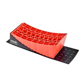 Camper Levelers, 2 Pcs RV Leveling Blocks, up to 8818.5lbs Camper Wheel Chocks, Max. 4" Leveling Height Heavy Duty Curved Levelers